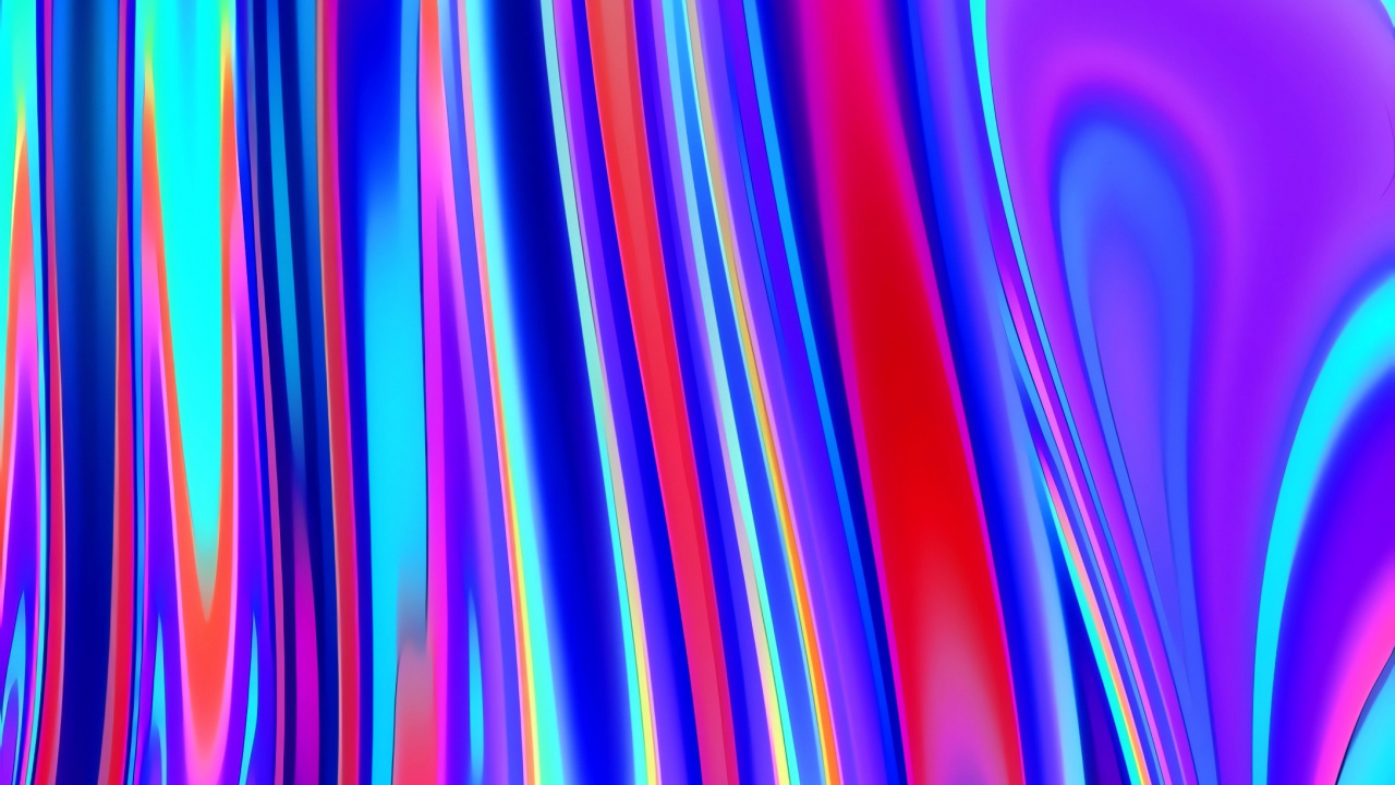 Electric Blue, Fraktale Kunst, Farbigkeit, Blau, Purpur. Wallpaper in 1280x720 Resolution