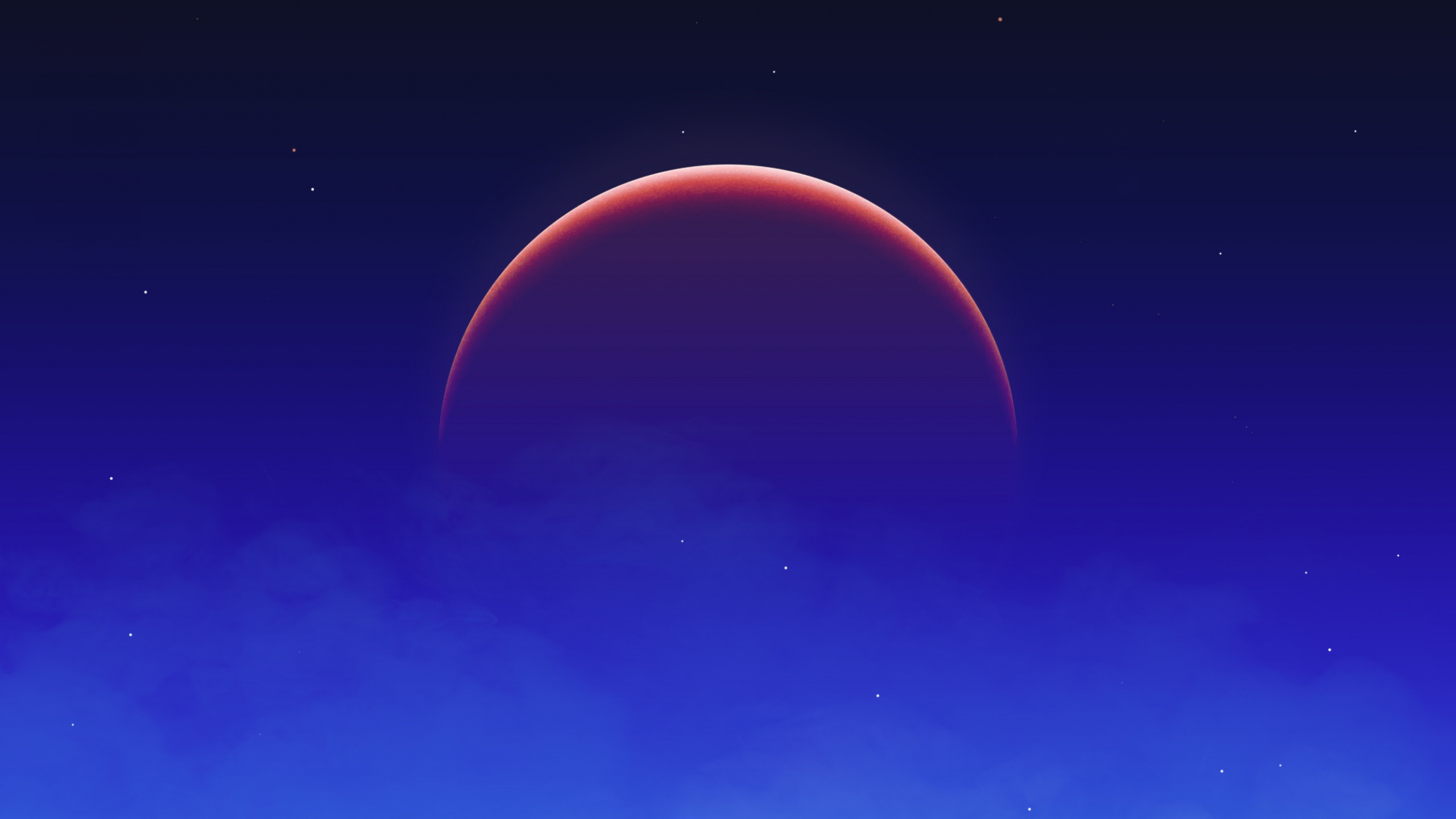 Atmosphere, Daytime, Moon, Light, Nature. Wallpaper in 2560x1440 Resolution