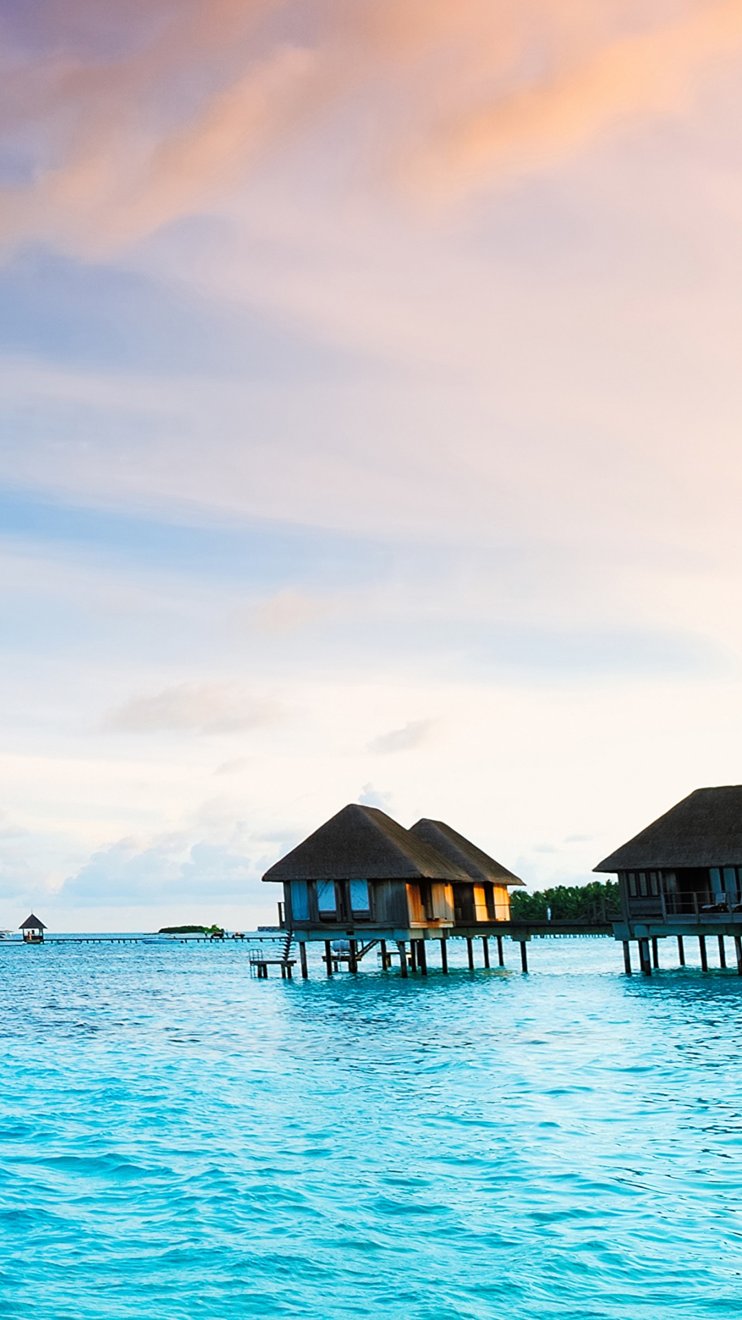 Blue Sea Under Blue Sky During Daytime. Wallpaper in 1080x1920 Resolution