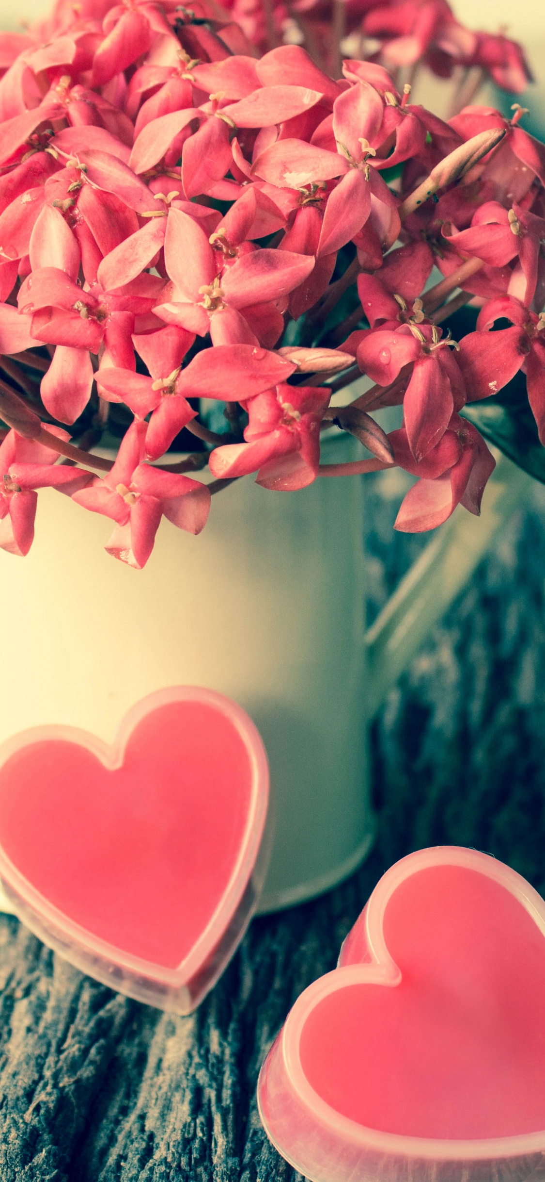 Valentines Tag, Pink, Liebe, Blütenblatt, Herzen. Wallpaper in 1125x2436 Resolution