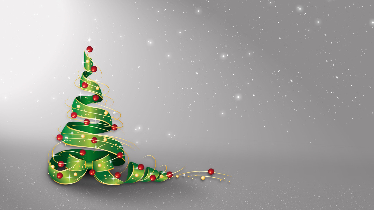 New Year, Christmas Day, Ded Moroz, Holiday, Christmas Tree. Wallpaper in 1280x720 Resolution
