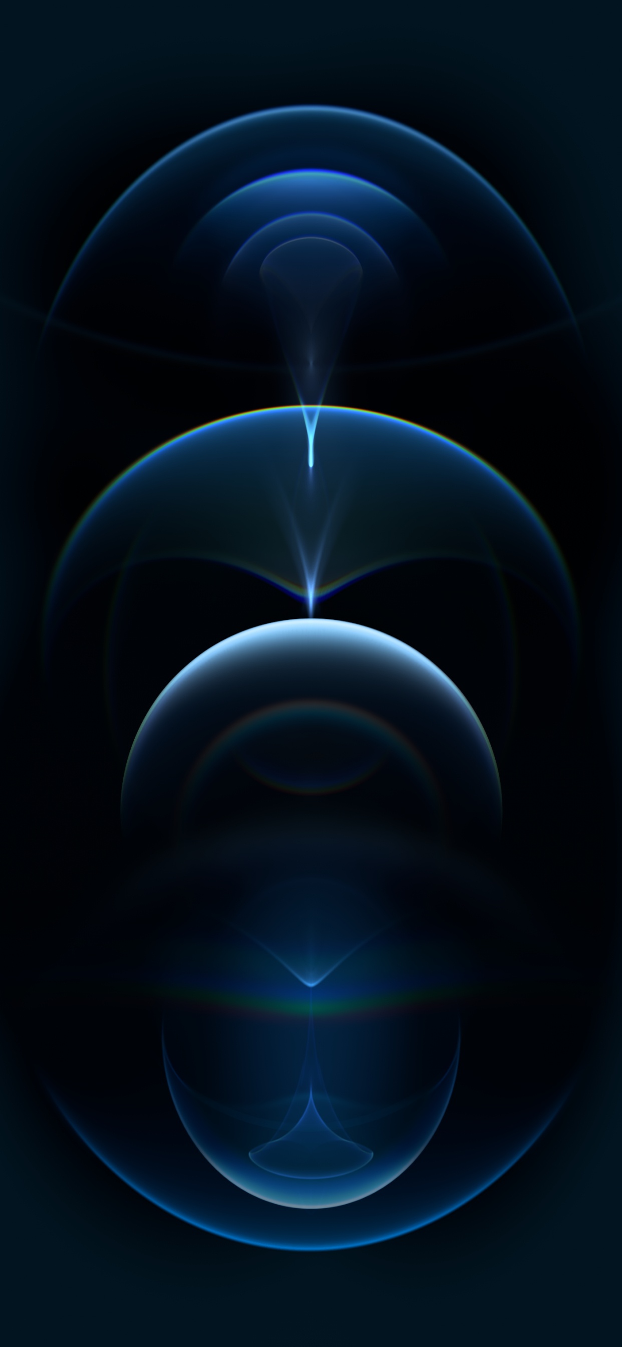 IPhone 12 Pro, IPhone, Apple, IOS, Bleu Pacifique. Wallpaper in 1242x2688 Resolution