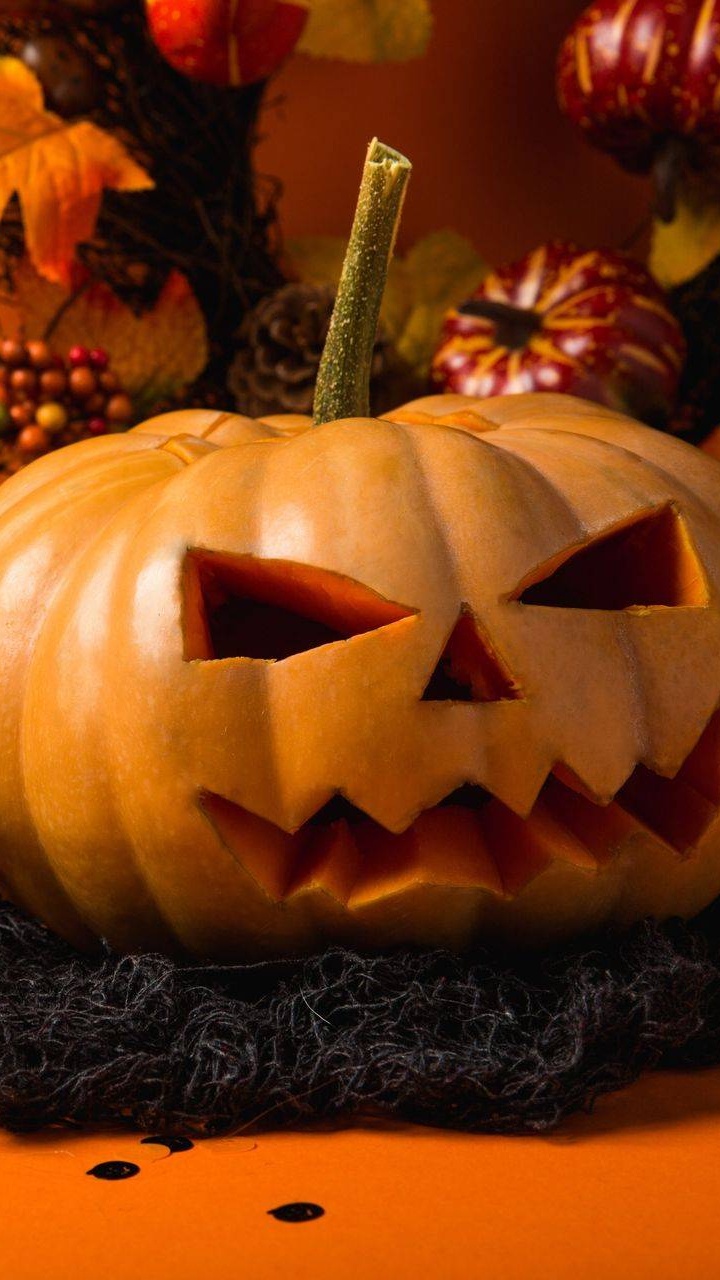 Schnitzerei, Calabaza, Winter Squash, Cucurbita, Jack o Lantern. Wallpaper in 720x1280 Resolution