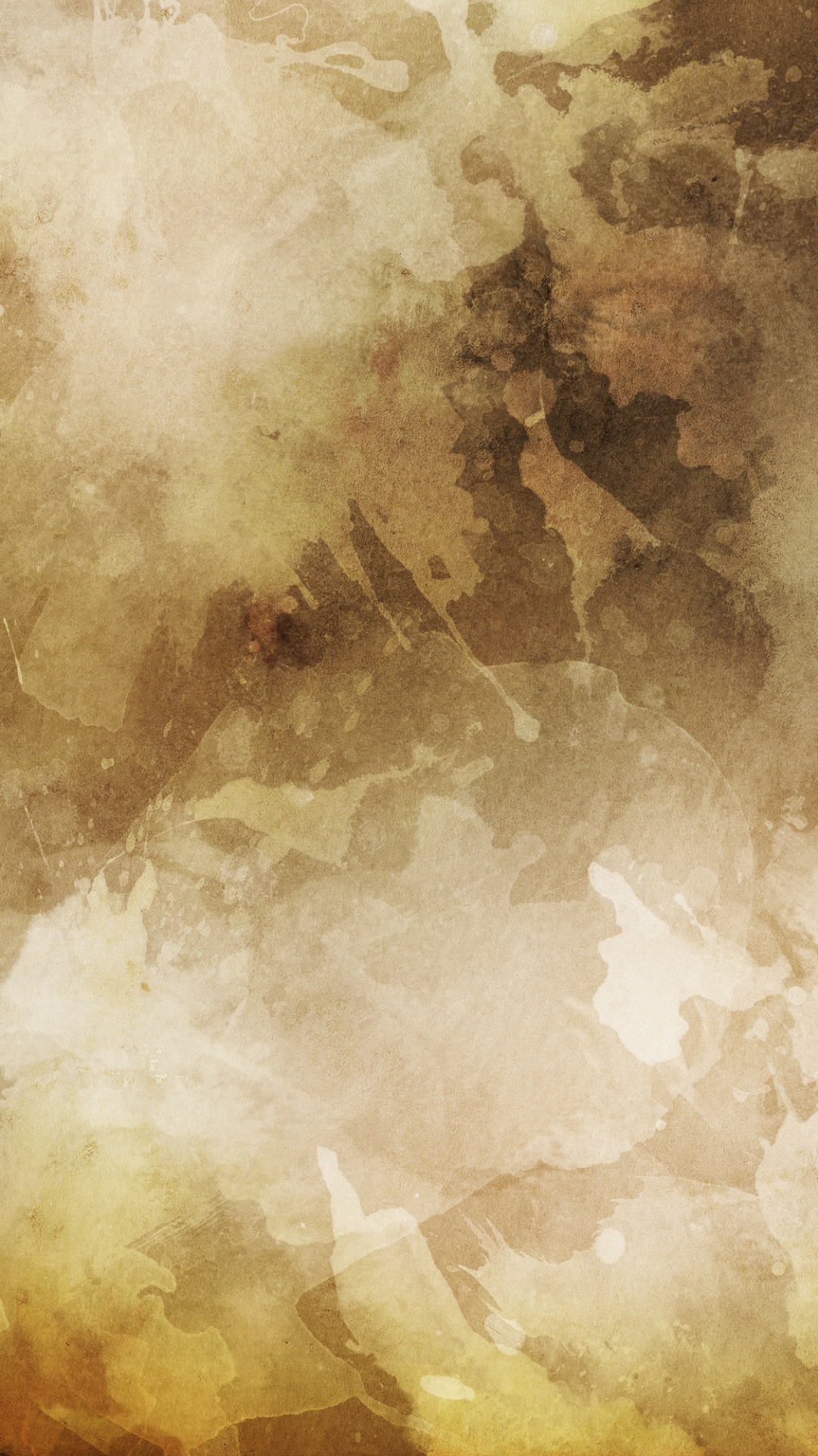 Gelbe Und Weiße Abstrakte Malerei. Wallpaper in 1080x1920 Resolution