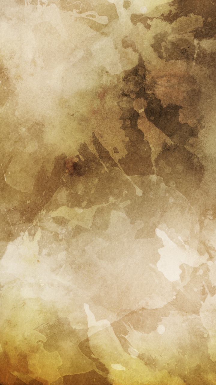 Gelbe Und Weiße Abstrakte Malerei. Wallpaper in 720x1280 Resolution