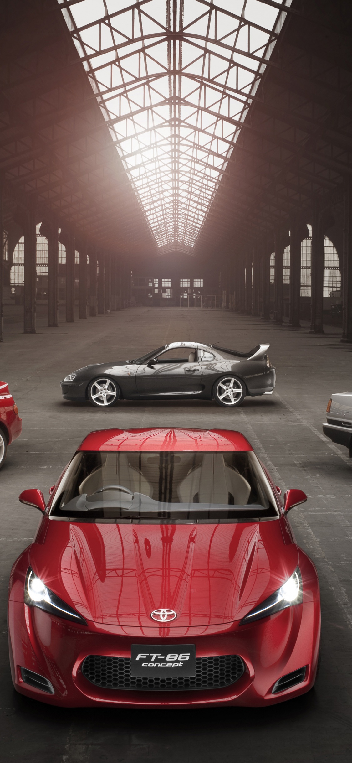 Red Porsche 911 Parked on Sidewalk During Daytime. Wallpaper in 1125x2436 Resolution