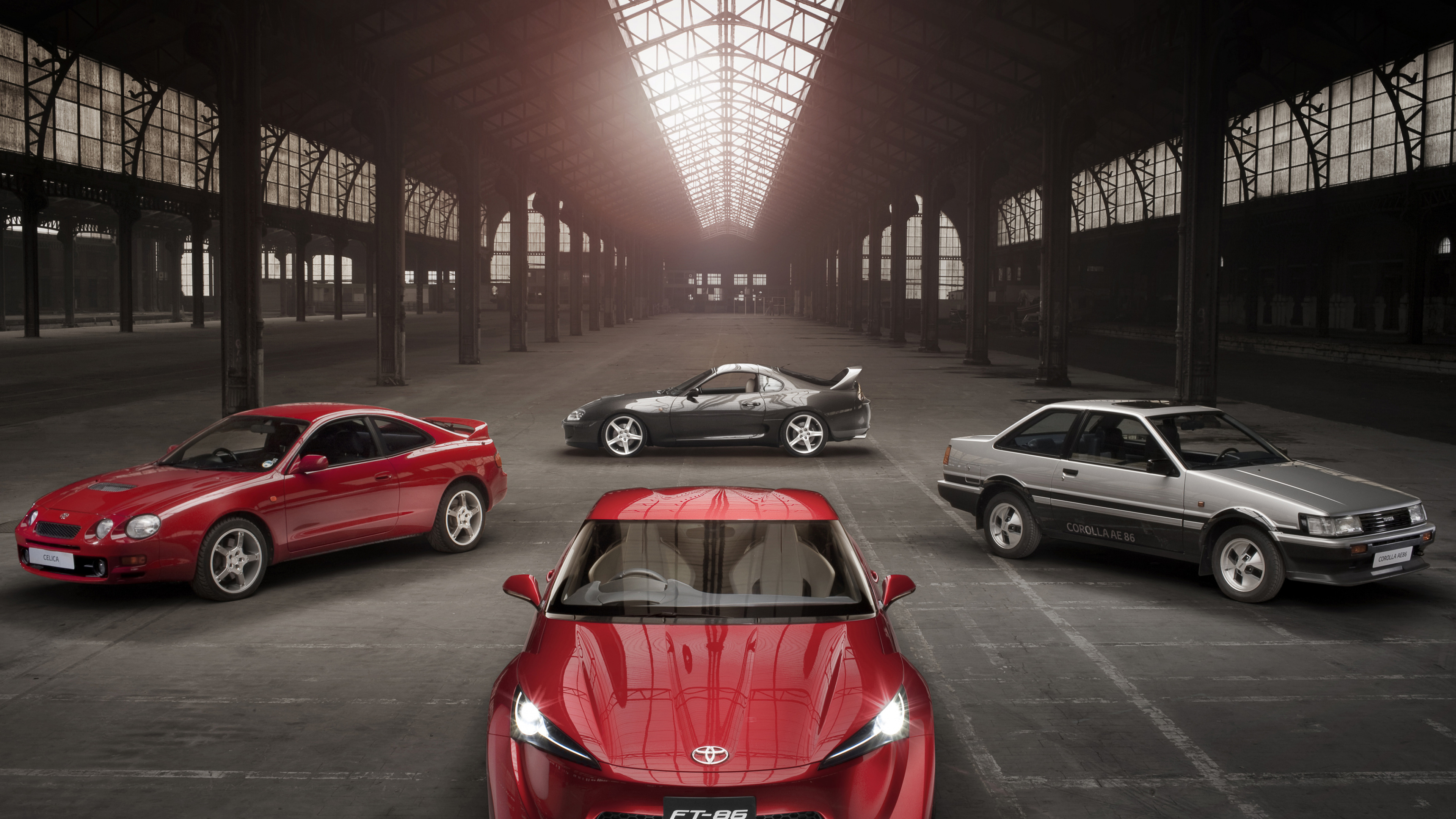 Roter Porsche 911 Tagsüber Auf Dem Bürgersteig Geparkt. Wallpaper in 3840x2160 Resolution