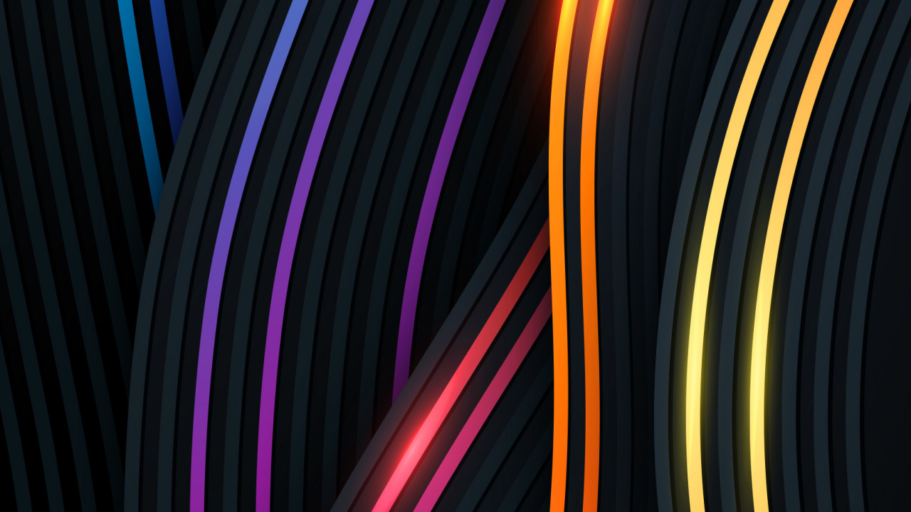 Orange, Illustration, Graphics, Colorfulness, Purple. Wallpaper in 1280x720 Resolution