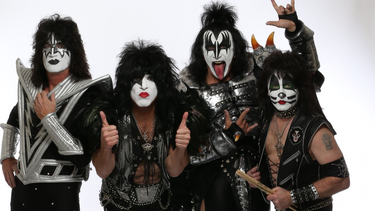 Kuss, Musiker, Goth Subkultur, Gitarrist, Musik. Wallpaper in 1280x720 Resolution