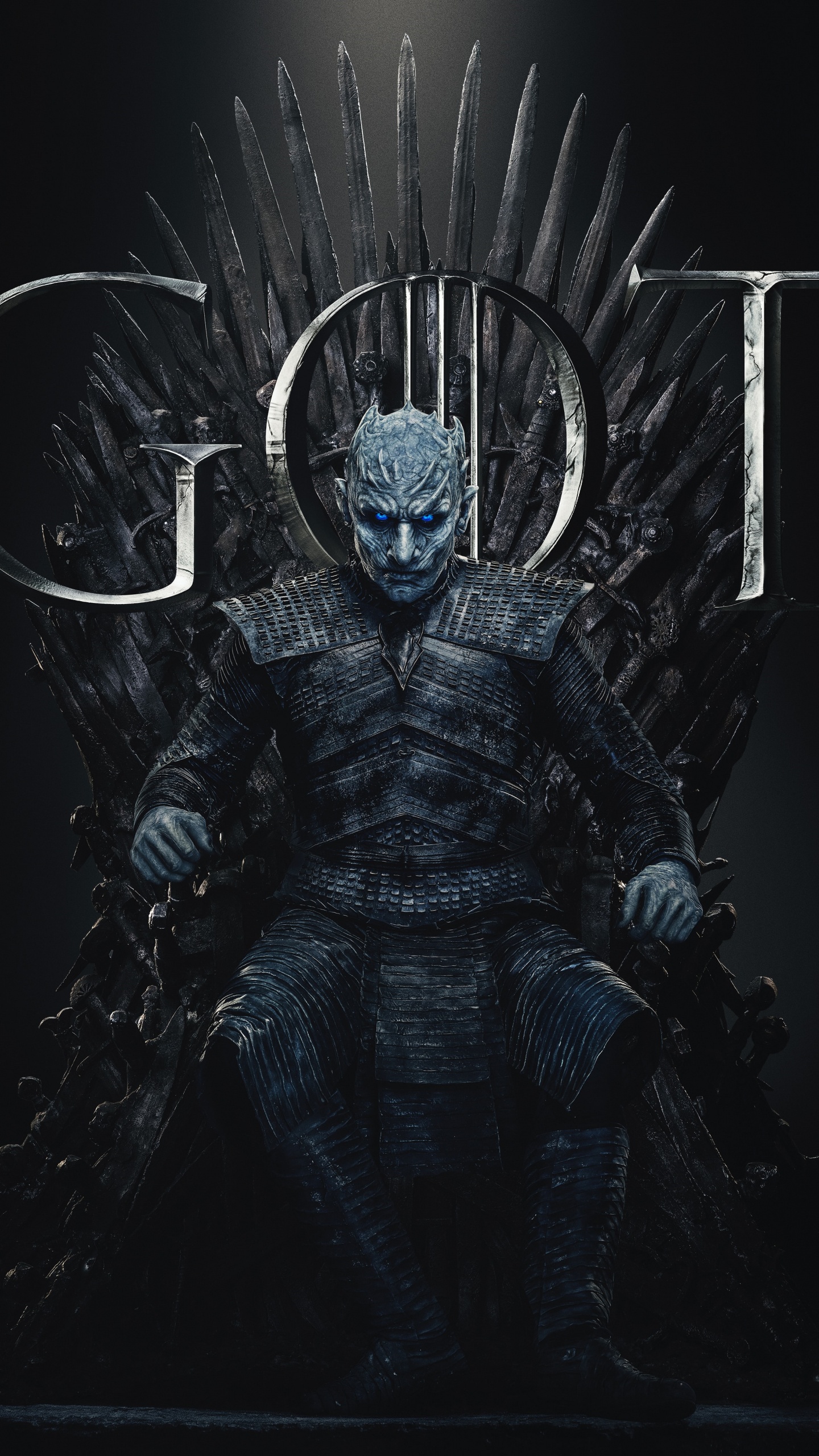 Black and Blue Monster Illustration. Wallpaper in 1440x2560 Resolution