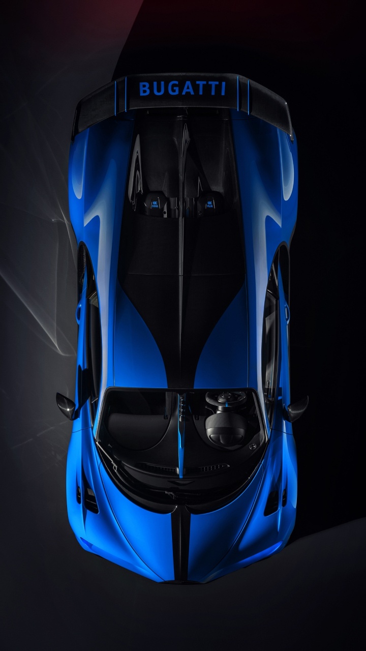 Electric Blue, Sports Car, Cars, Supercar, Bugatti Veyron. Wallpaper in 720x1280 Resolution