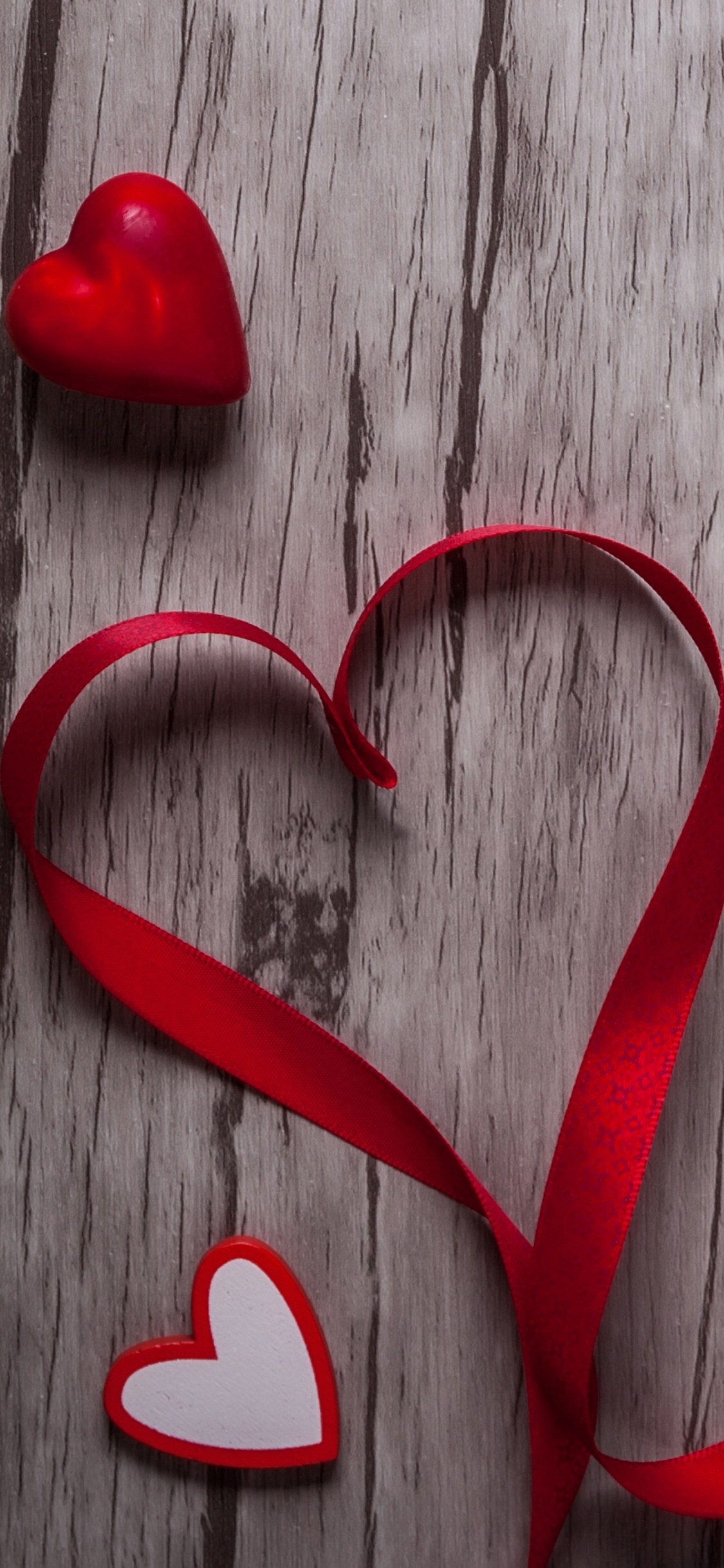 心脏, 红色的, 爱情 壁纸 1125x2436 允许