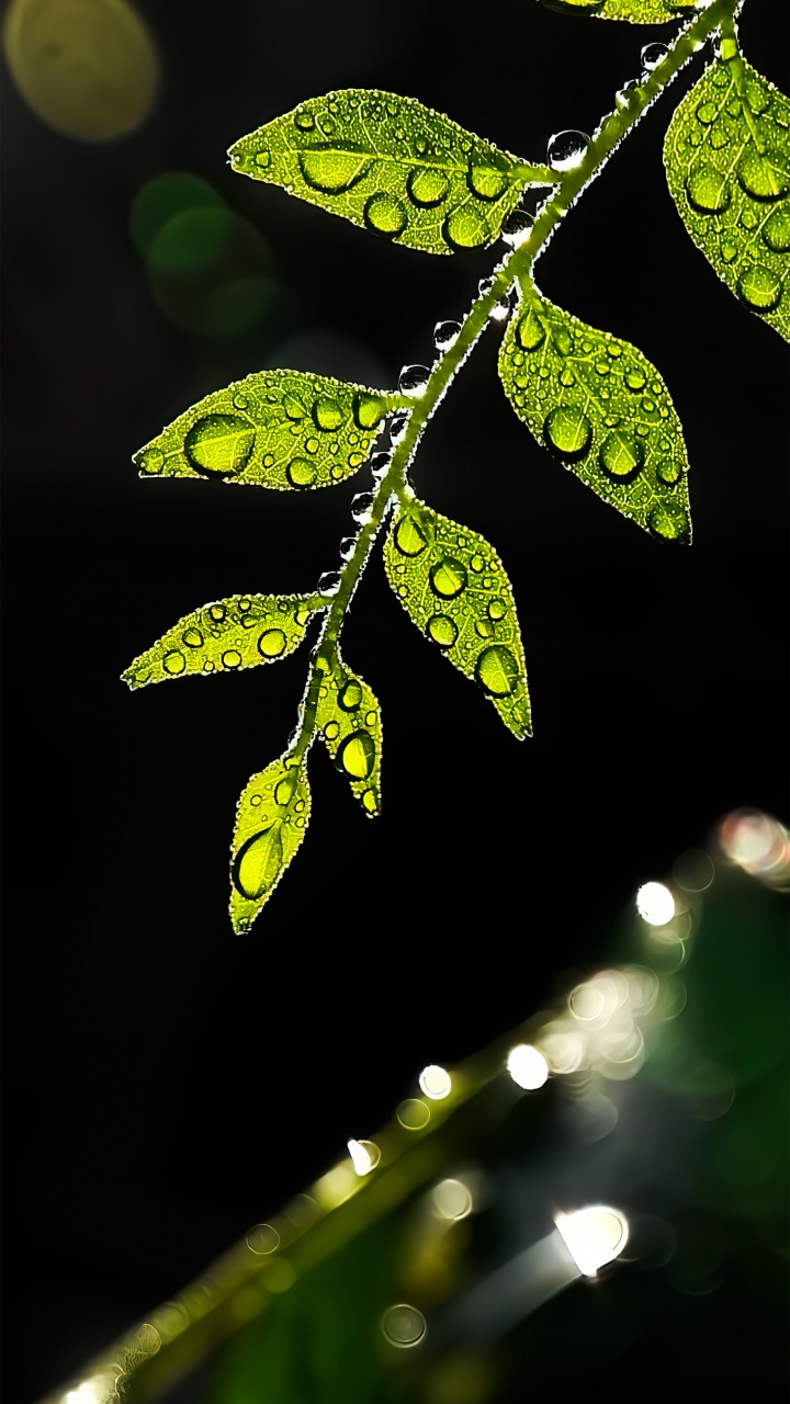 Feuille, Tige de la Plante, Rameau, Plante Terrestre, de Teintes et de Nuances. Wallpaper in 720x1280 Resolution