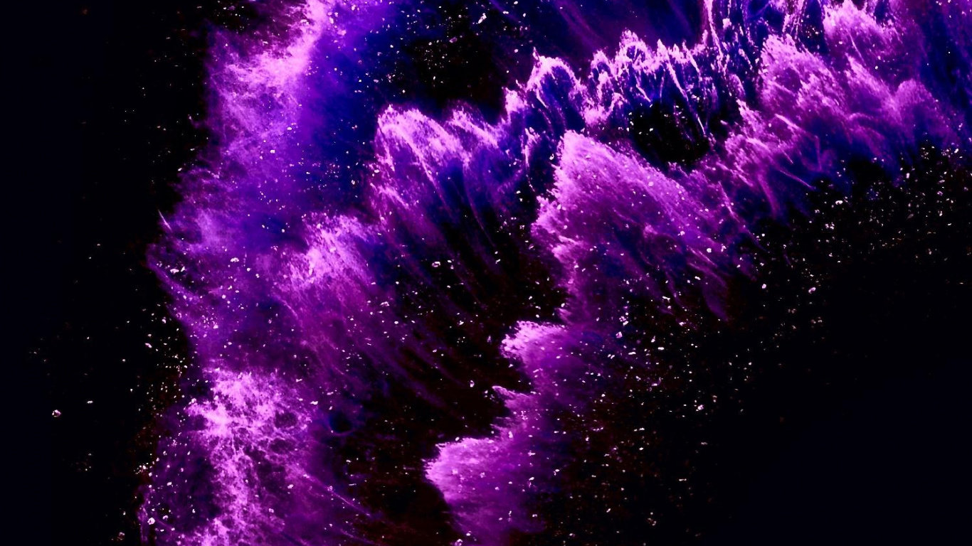 Ios, IOS 11, Äpfeln, Purpur, Textil. Wallpaper in 1366x768 Resolution