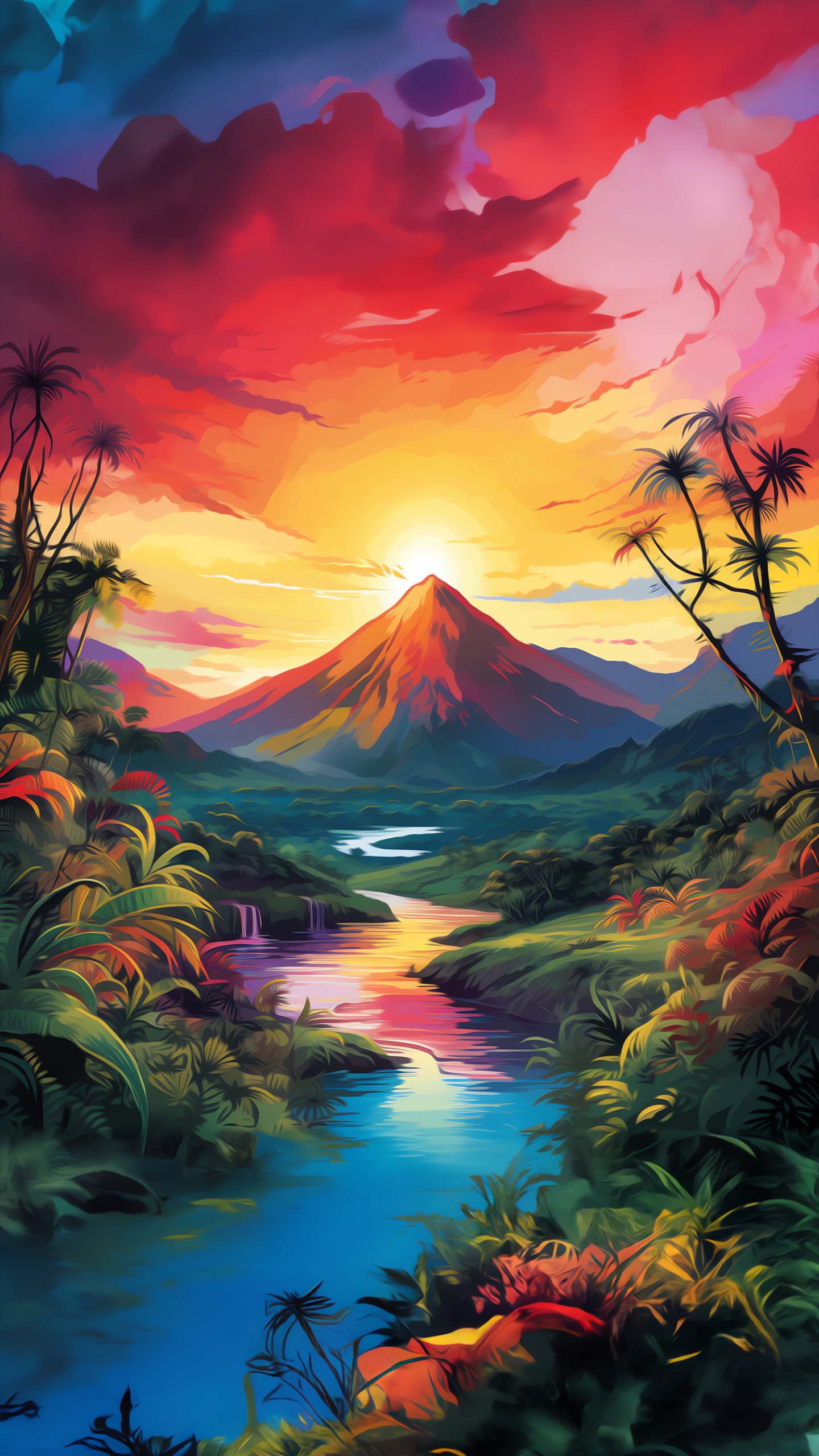 Arts Visuels, Dessin, Peinture Acrylique, Peinture à L'aquarelle, Art. Wallpaper in 1440x2560 Resolution