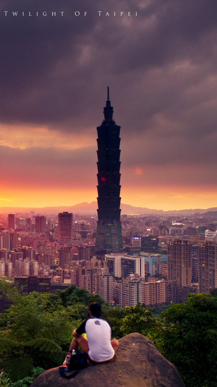 台北101, Xiangshan Taipei, 城市, 城市景观, 里程碑 壁纸 720x1280 允许