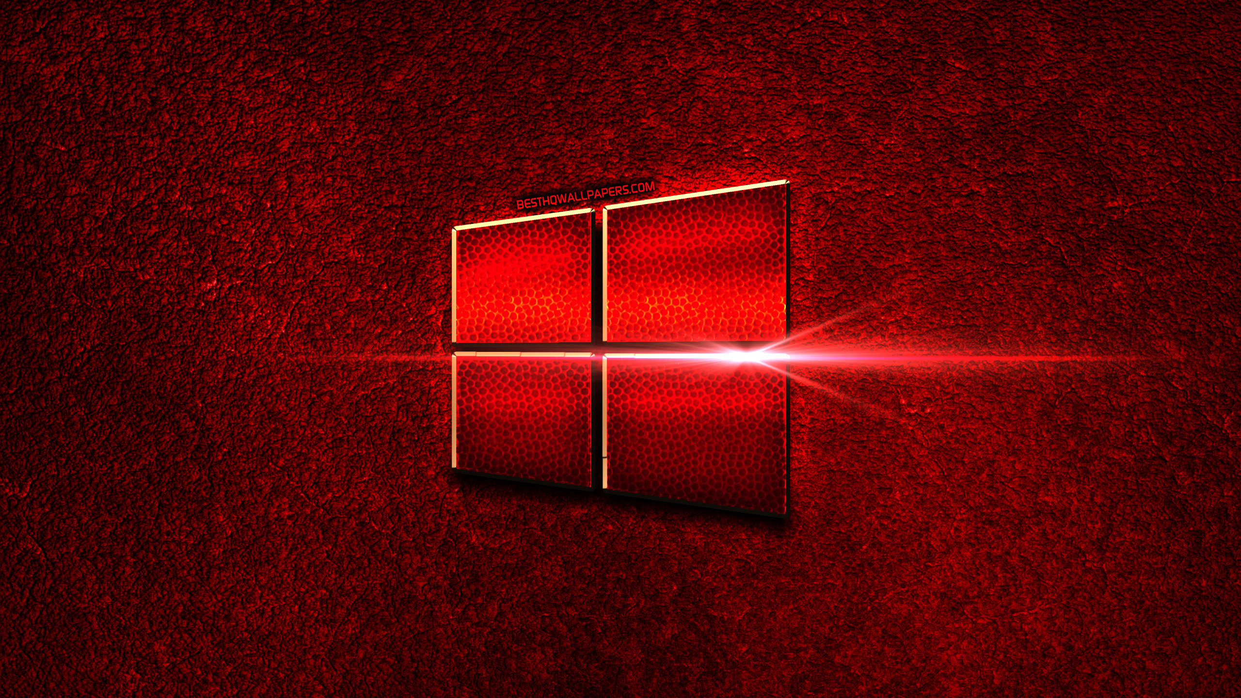 Luz, Windows 10, Microsoft Corporation, Rojo, Fila. Wallpaper in 2560x1440 Resolution