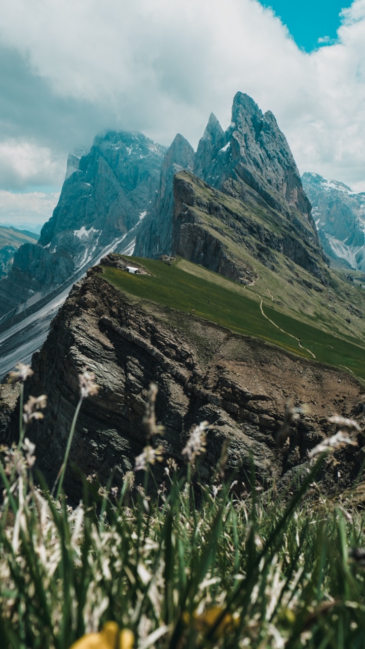 Wildnis, Cloud, Naturlandschaft, Piste, Gelände. Wallpaper in 720x1280 Resolution
