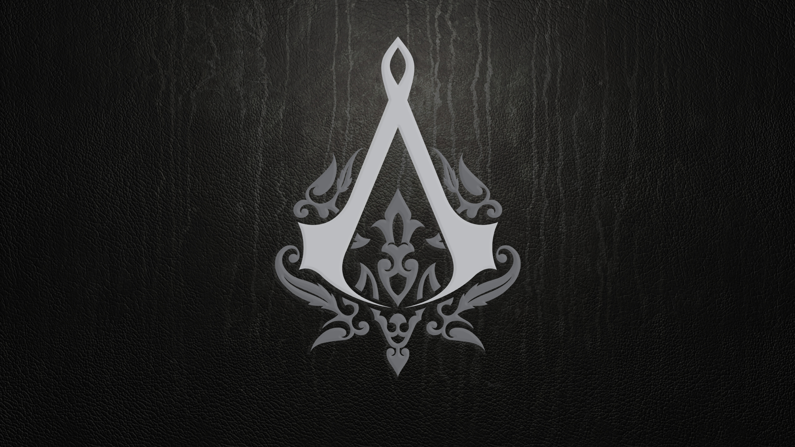 Logo de Dragon Blanc et Noir. Wallpaper in 2560x1440 Resolution
