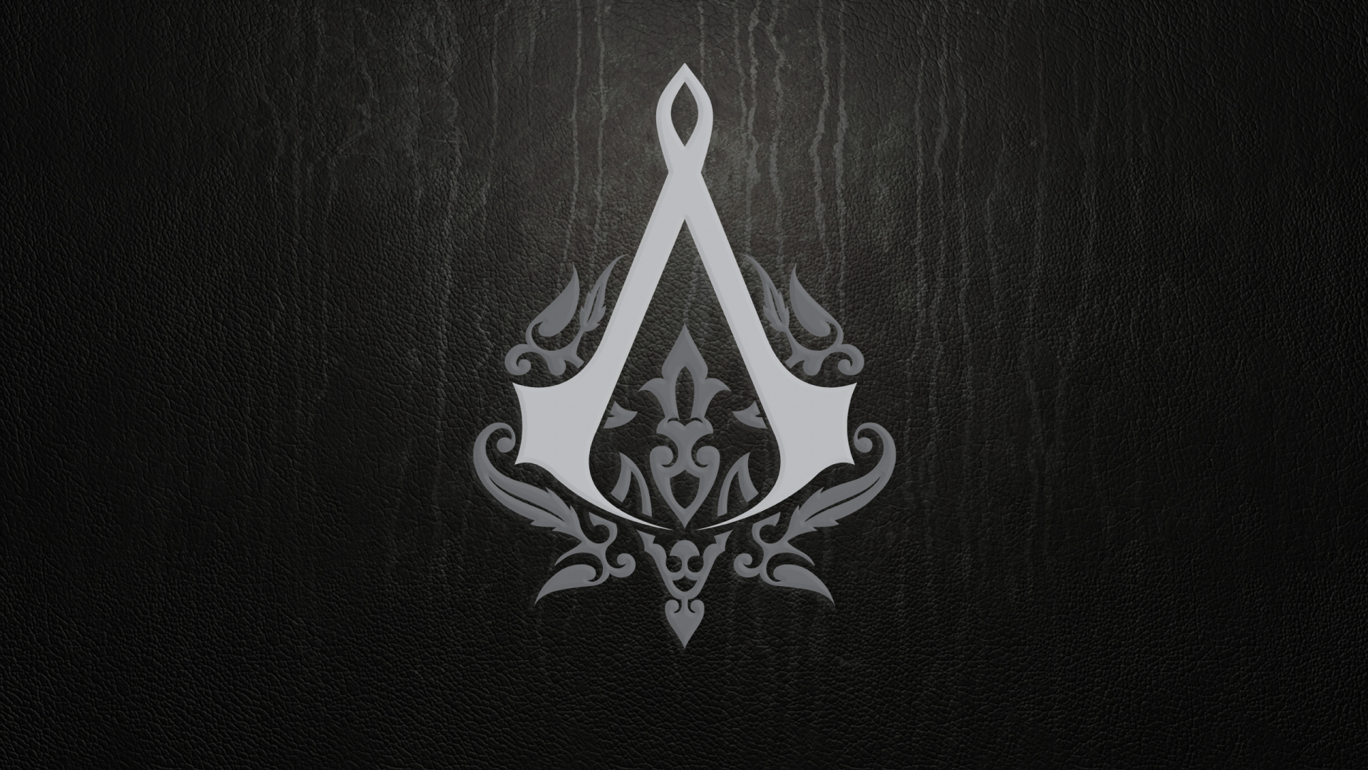 Weißes Und Schwarzes Drachenlogo. Wallpaper in 1920x1080 Resolution