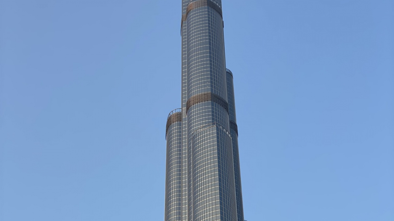 Dubai, Burj Khalifa, Skyscraper, National Historic Landmark, Blue. Wallpaper in 1280x720 Resolution