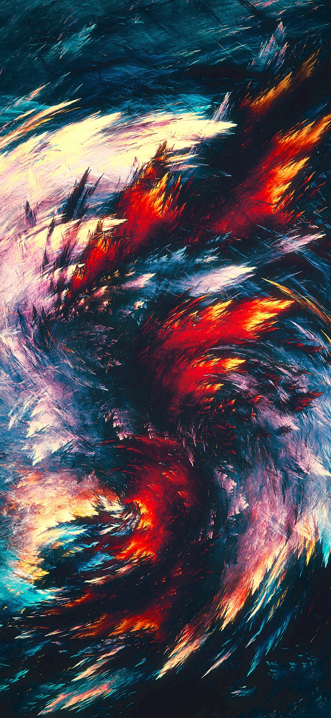 Textil Negro Blanco y Rojo. Wallpaper in 1125x2436 Resolution