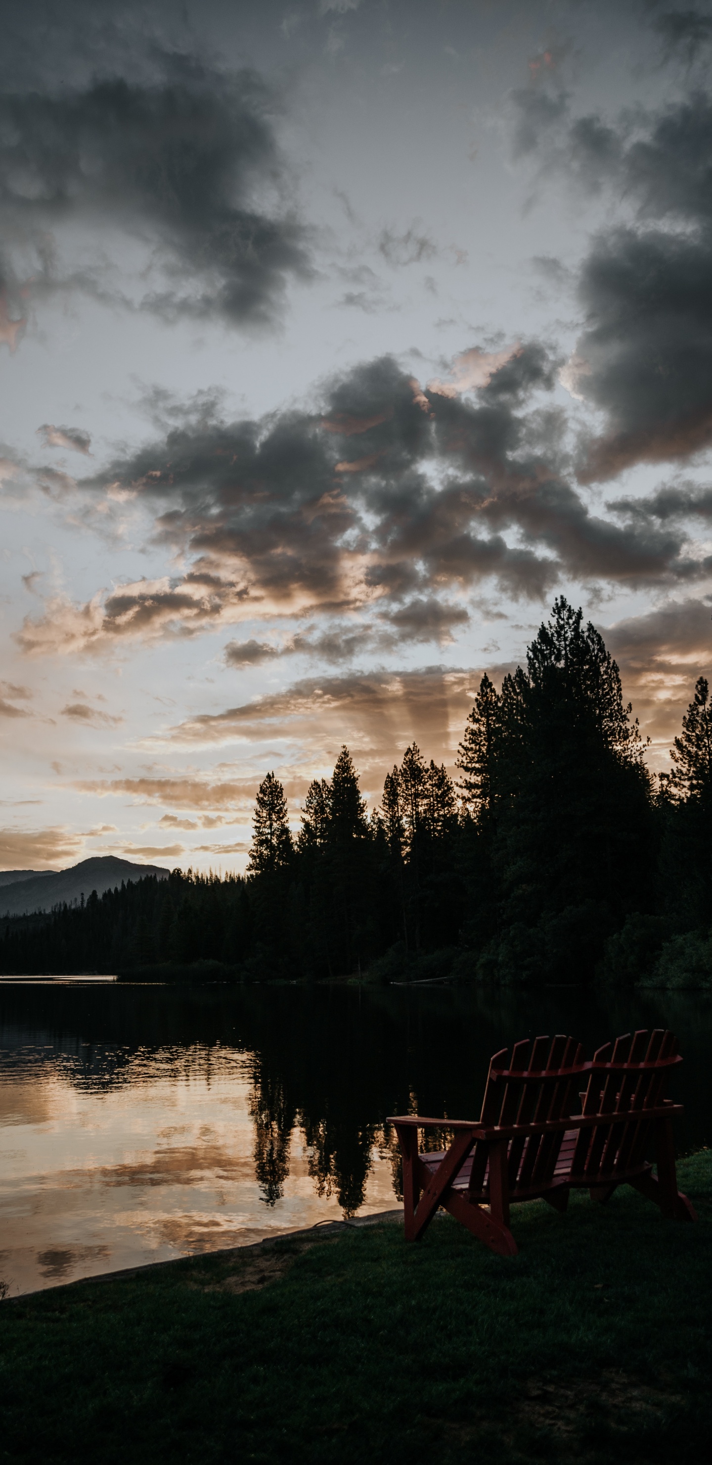 Nature, Eau, Réflexion, Soir, Paysage Naturel. Wallpaper in 1440x2960 Resolution