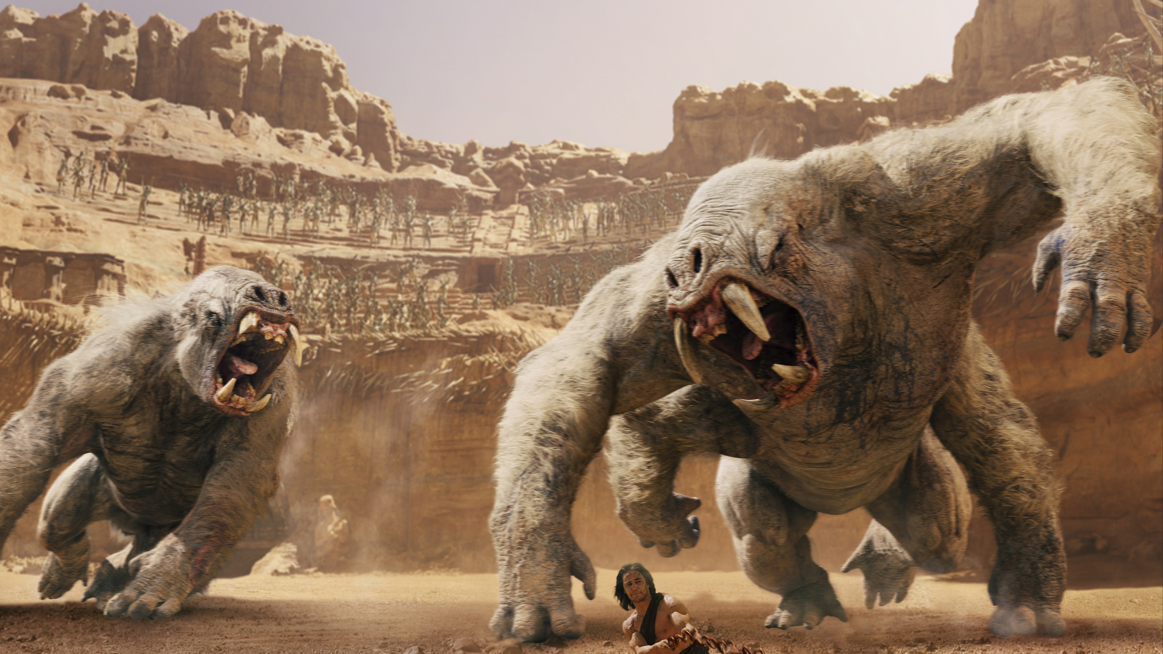 Gray Elephant and Calf on Brown Soil During Daytime. Wallpaper in 3840x2160 Resolution