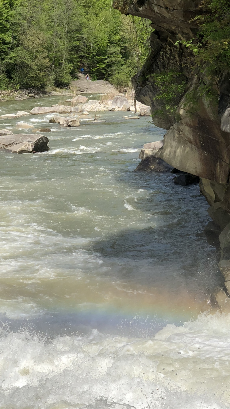 Stromschnelle, Wasserfall, Wasserressourcen, Wasserlauf, Wasser. Wallpaper in 750x1334 Resolution