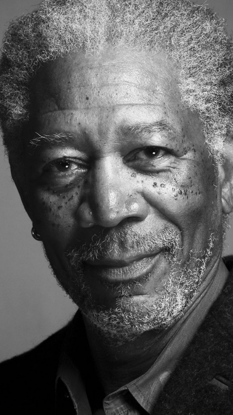Morgan Freeman, Actor, Portrait, Human, Gentleman. Wallpaper in 750x1334 Resolution