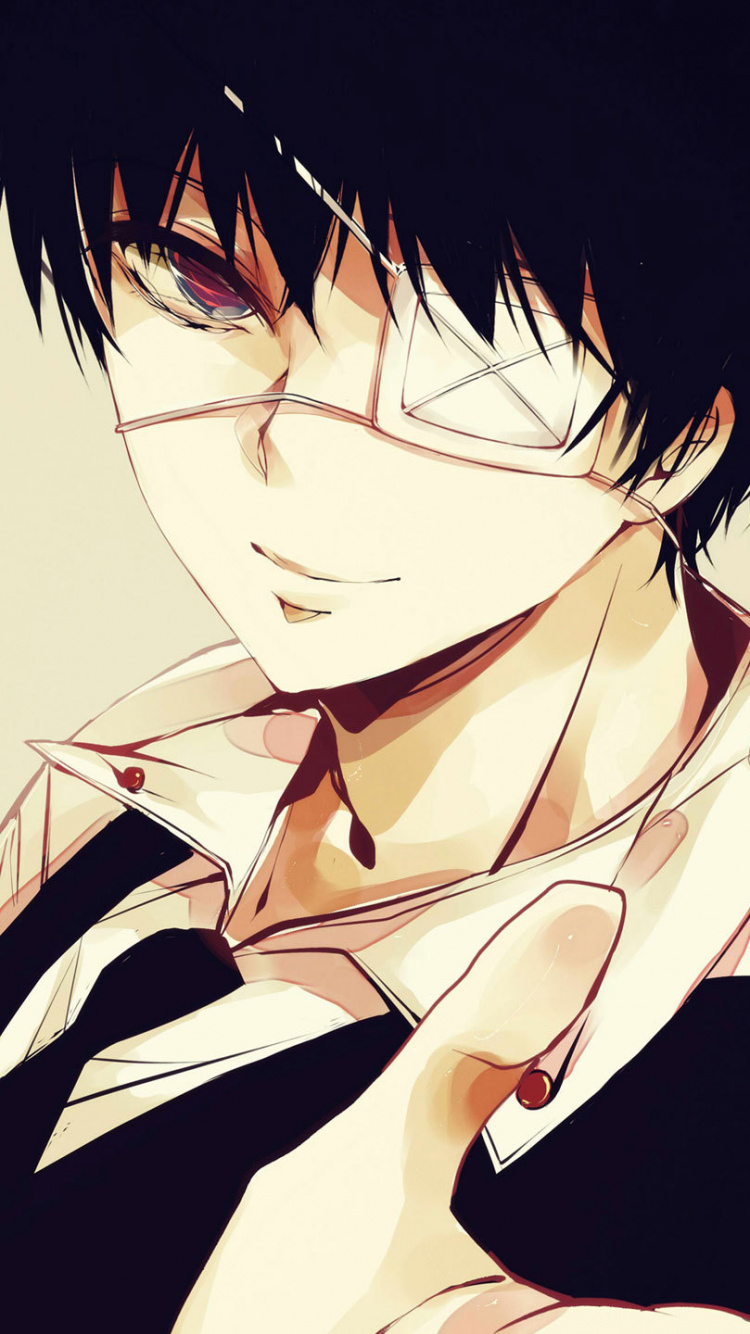 Woman in Black Brassiere Anime Character. Wallpaper in 750x1334 Resolution