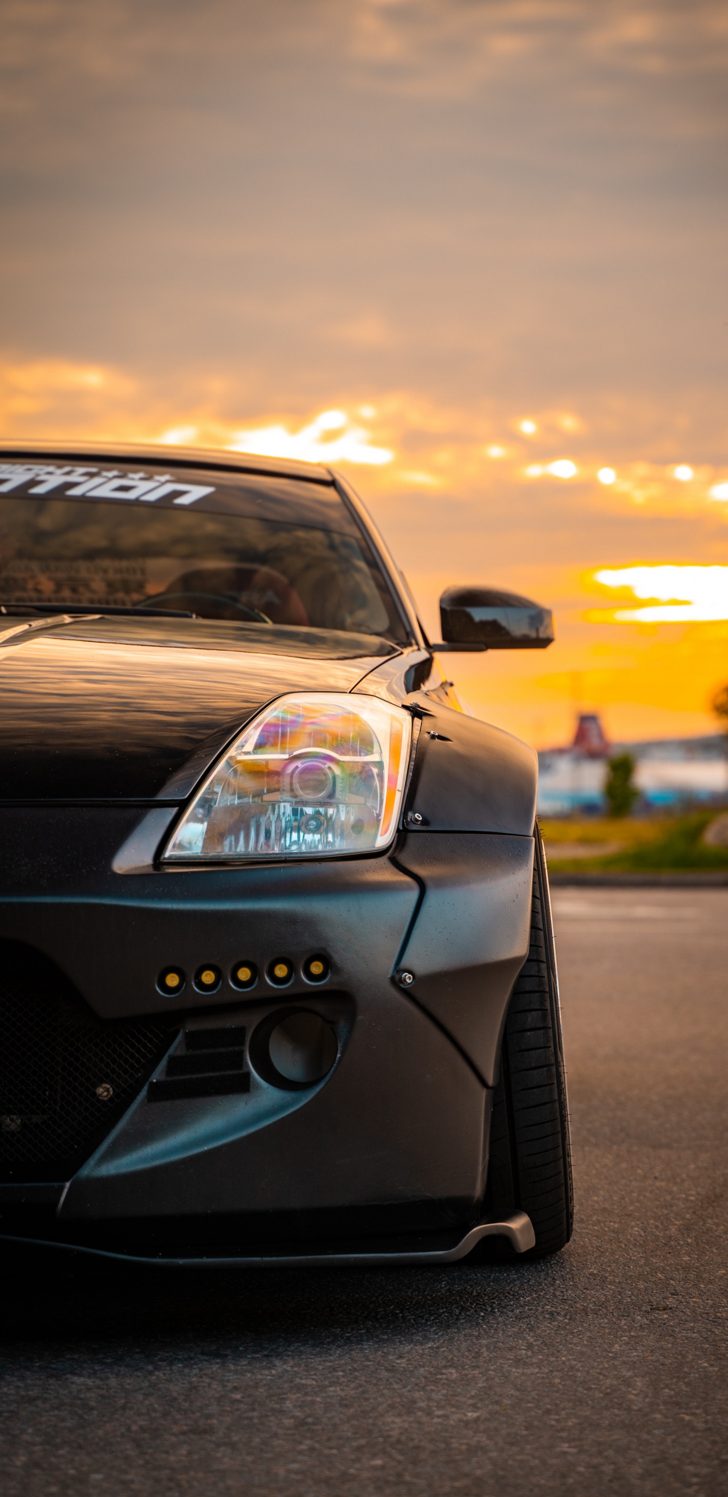 350z Rocket Bunny, Nissan, Sports Car, Cars, Nissan Skyline. Wallpaper in 1440x2960 Resolution