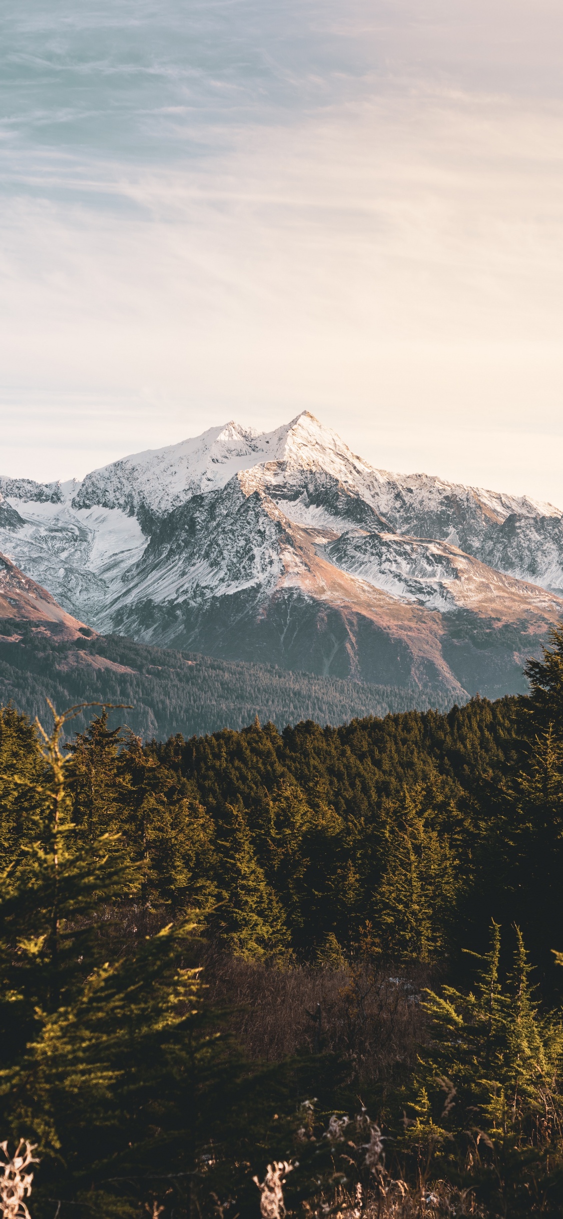 Mountain, Mountain Range, Mountainous Landforms, Highland, Wilderness. Wallpaper in 1125x2436 Resolution