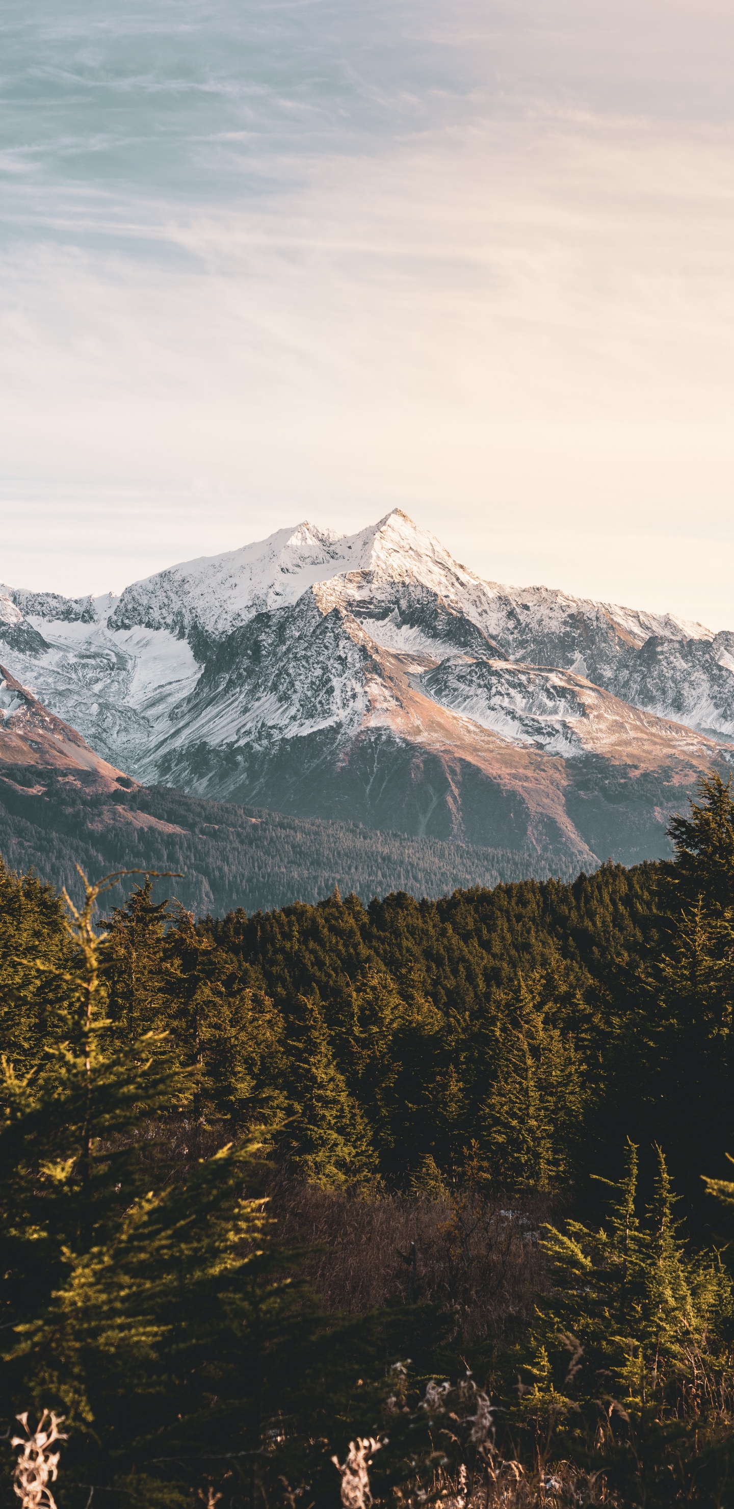 Mountain, Mountain Range, Mountainous Landforms, Highland, Wilderness. Wallpaper in 1440x2960 Resolution