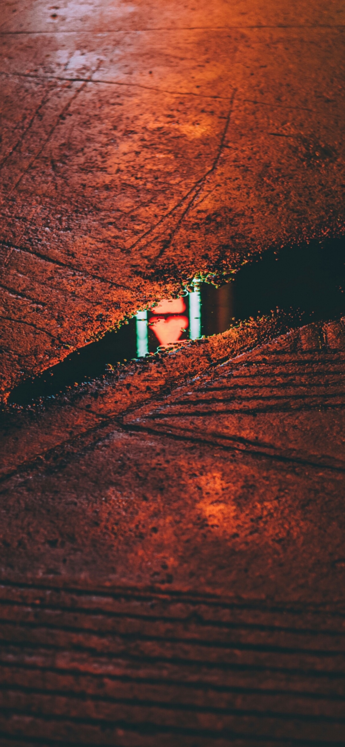 光, 红色的, 橙色, 棕色, 热 壁纸 1125x2436 允许