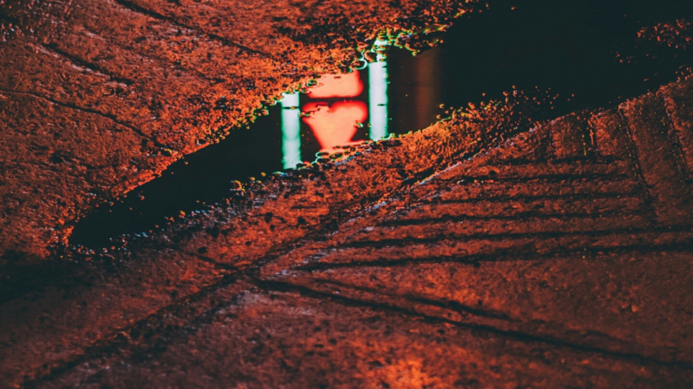 光, 红色的, 橙色, 棕色, 热 壁纸 1366x768 允许