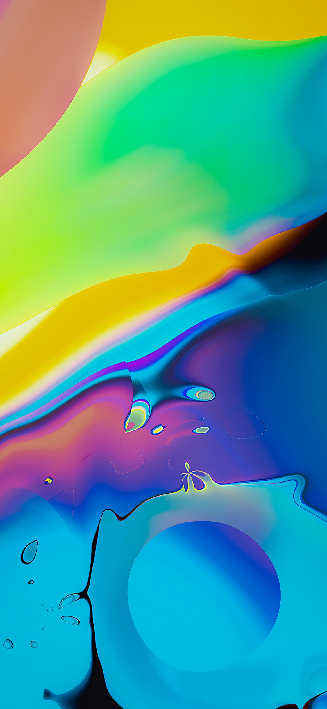 Azure, Líquido, Agua, Aqua, Arte. Wallpaper in 1125x2436 Resolution