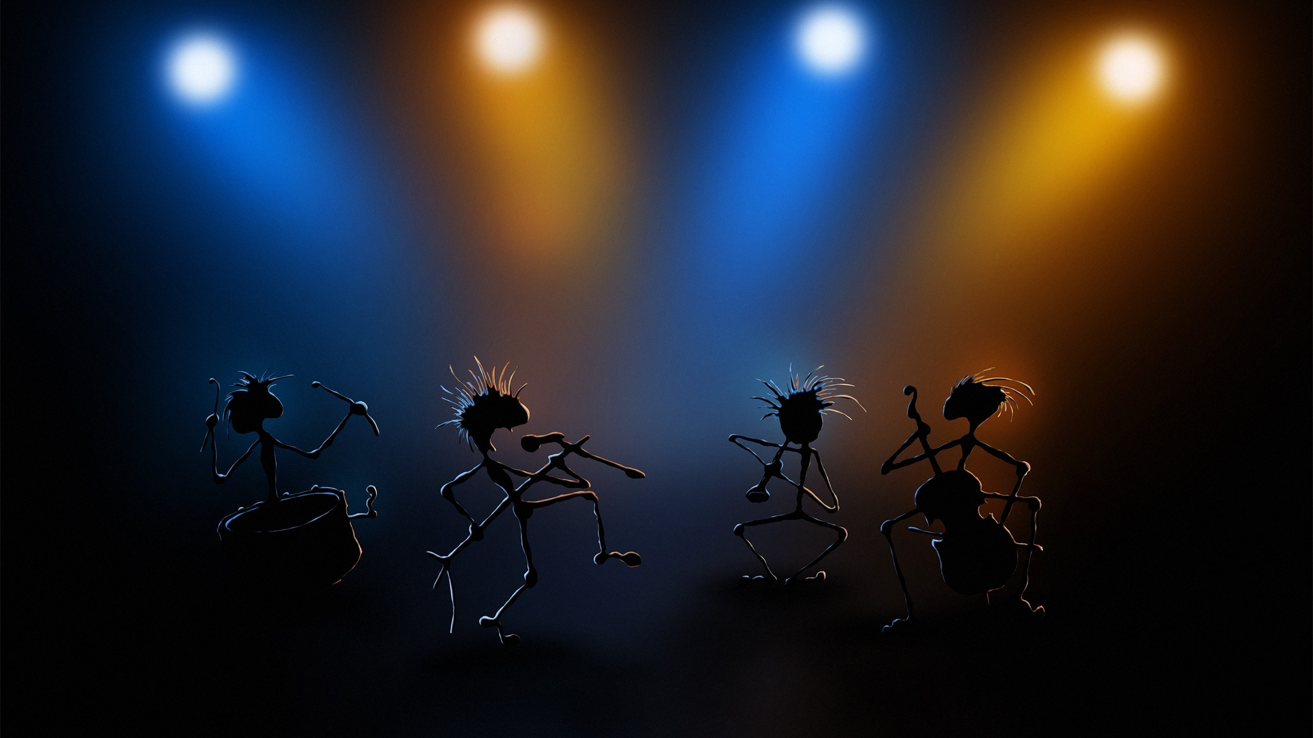 Performance, Lumière, Dance, Simulation. Wallpaper in 2560x1440 Resolution