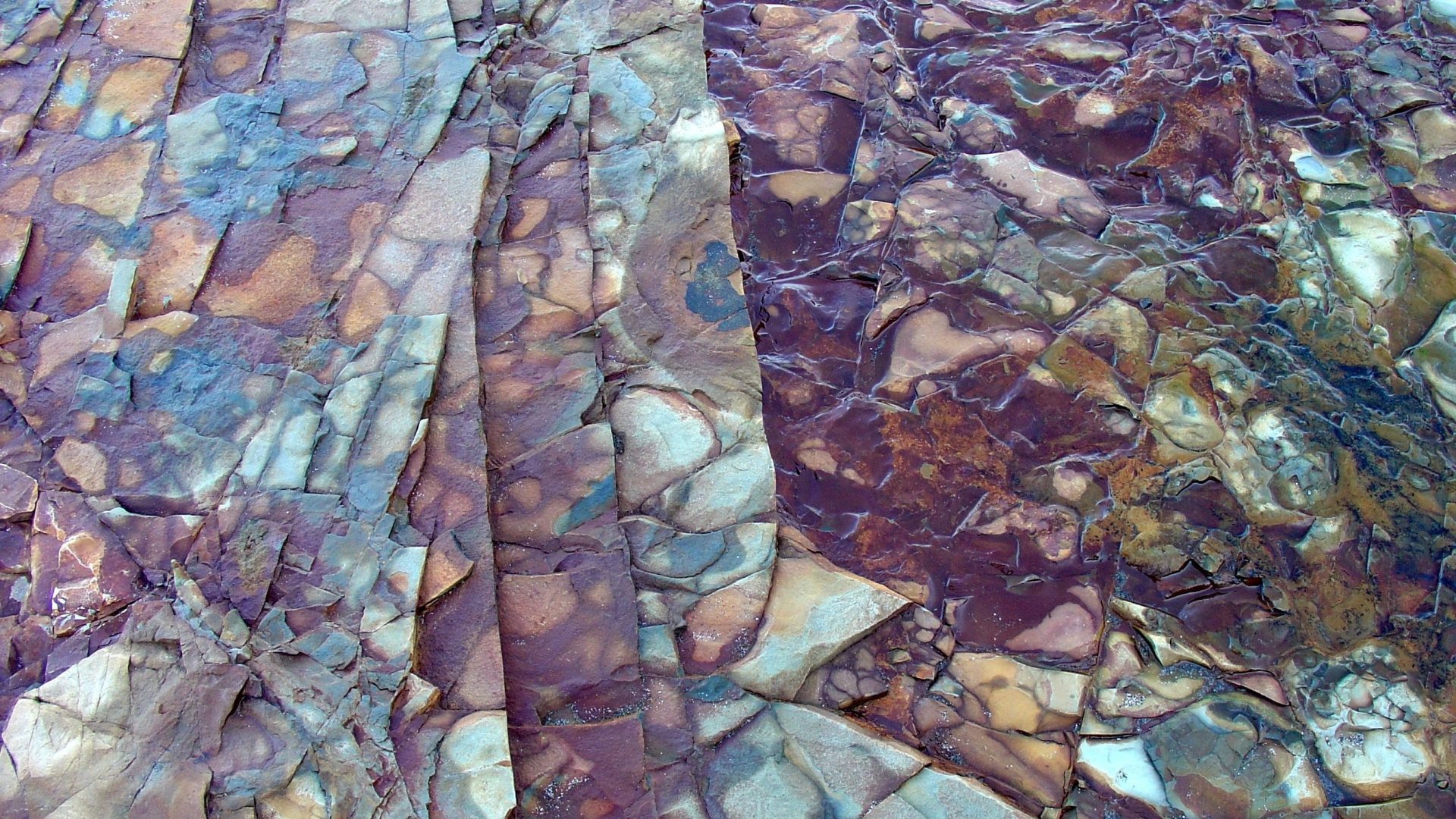 Braunes Weißes Und Blaues Abstraktes Gemälde. Wallpaper in 1920x1080 Resolution