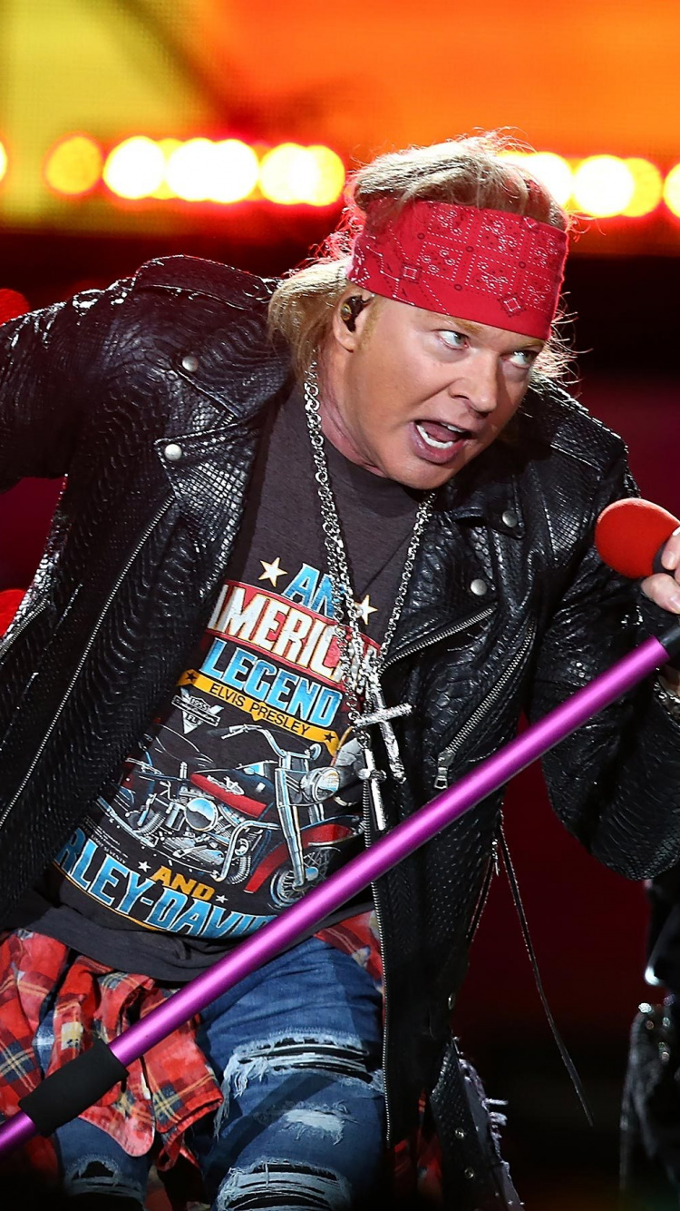 Guns N Roses, Pas Dans Cette Vie en Tournée, Concert, Performance, la Musique de L'artiste. Wallpaper in 750x1334 Resolution