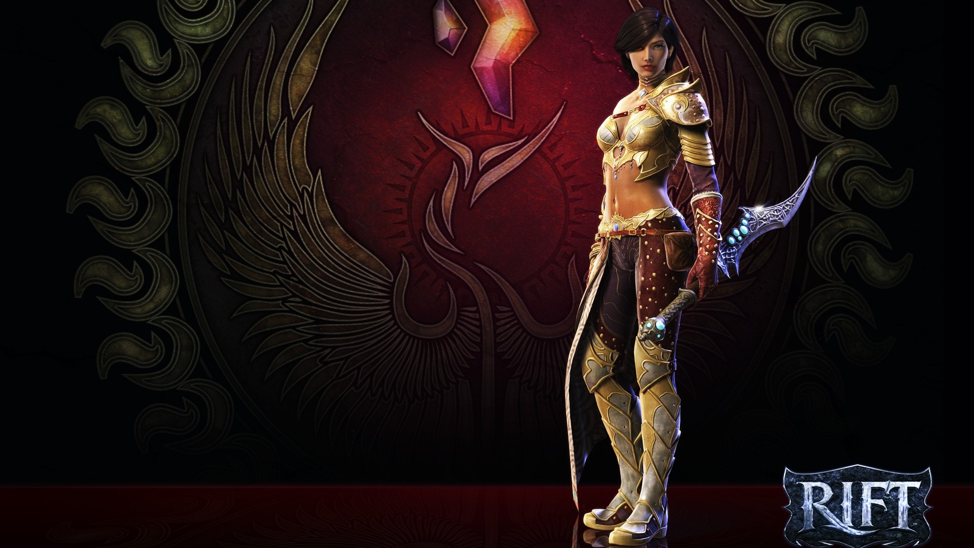 Rift, Muscle, Woman Warrior, Arm, World of Warcraft. Wallpaper in 1920x1080 Resolution