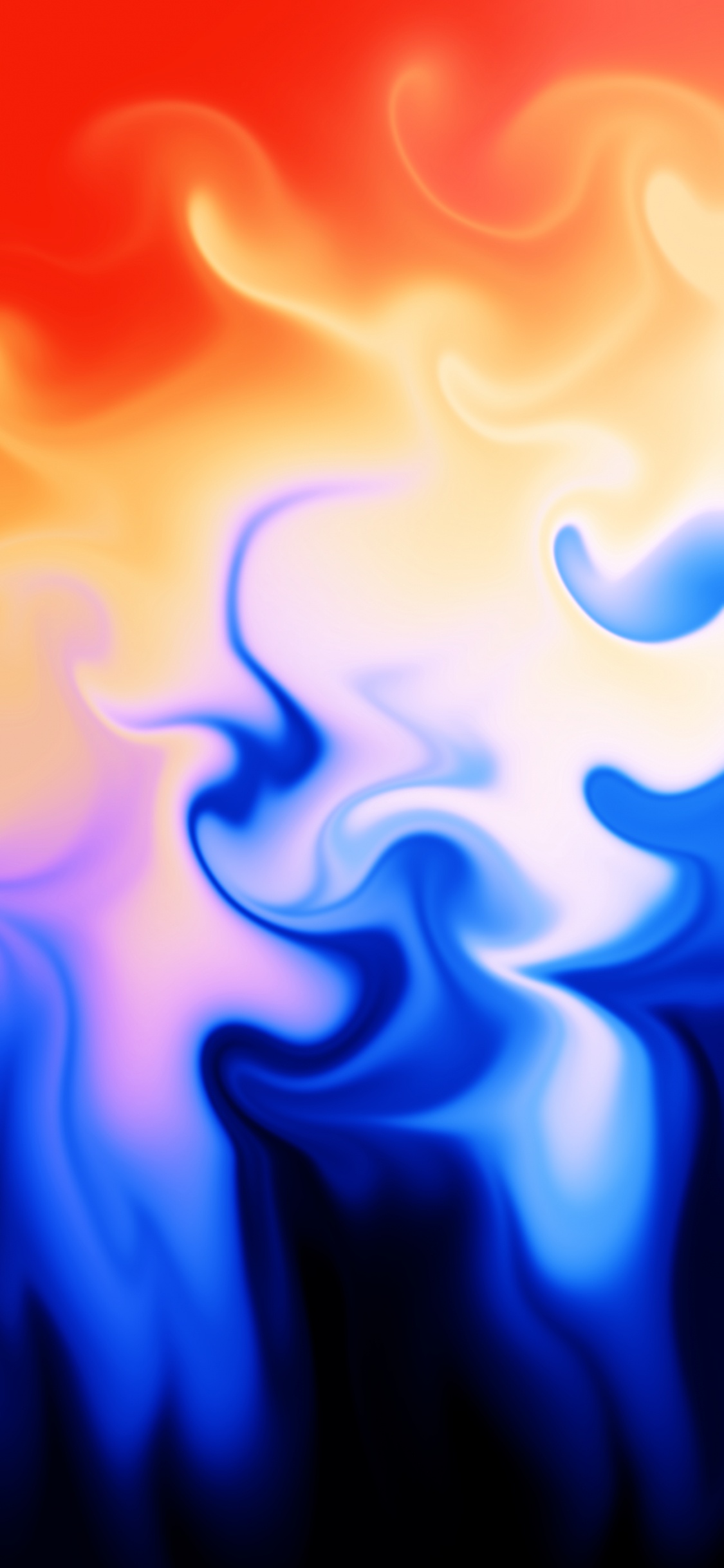 Electric Blue, Blau, Azure, Purpur, Kunst. Wallpaper in 1125x2436 Resolution