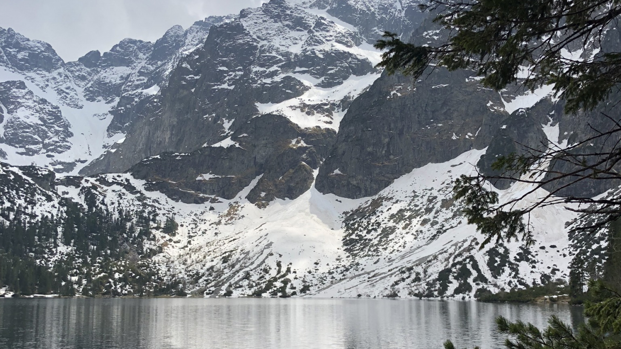 Tatra-Bergpanorama Mit Beschreibung, Bergigen Landschaftsformen, Bergkette, Wasserressourcen, Naturlandschaft. Wallpaper in 1280x720 Resolution