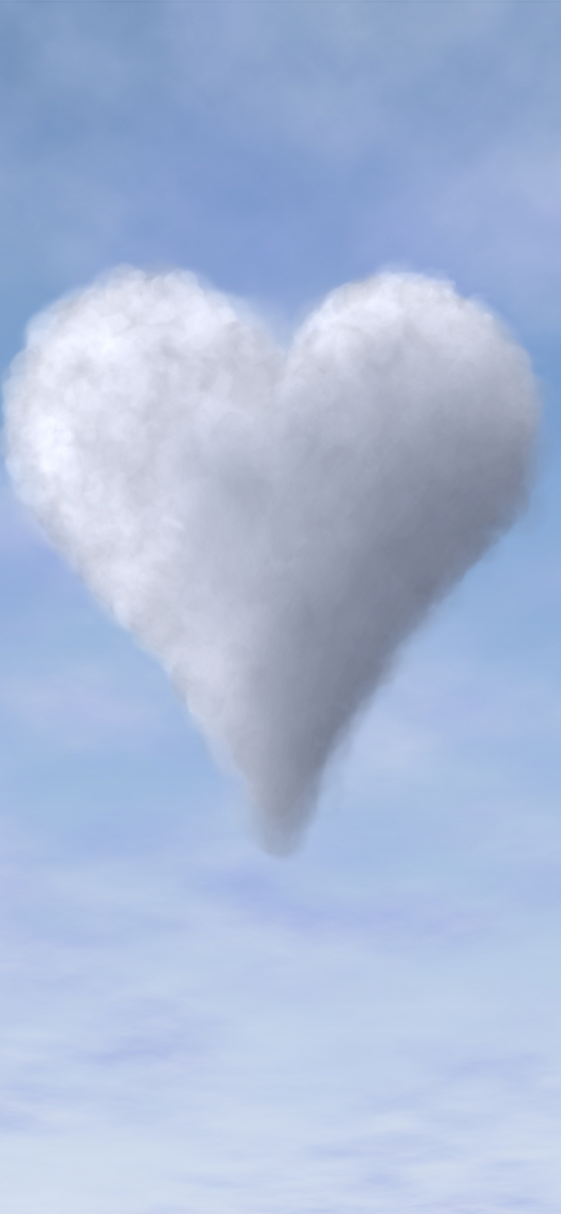 Coraz, Cumulus, Amor, Nieve, Romanticismo. Wallpaper in 1125x2436 Resolution