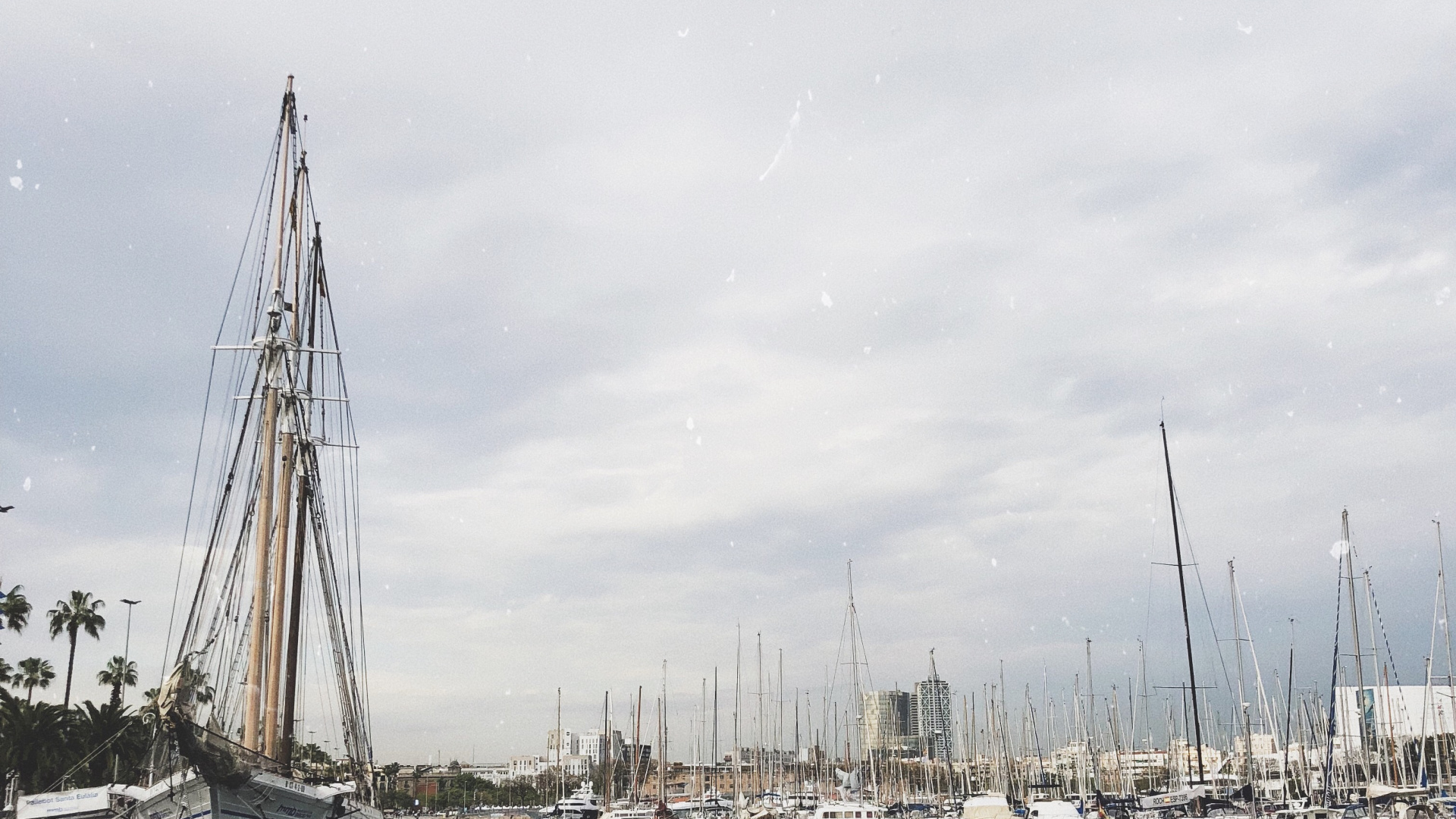 Marina, Voile, Mât, Bateau, Goélette. Wallpaper in 1920x1080 Resolution