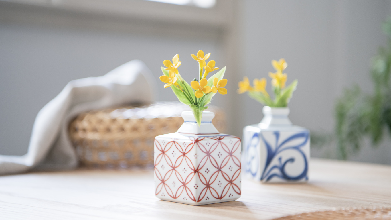 Vase, Tabelle, Musubi-Ofen, Keramik, Porzellan. Wallpaper in 1366x768 Resolution