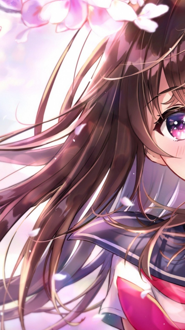 Anime, Süßes Anime-Mädchen, Gamer-Mädchen, Girly Girl, Kawaii. Wallpaper in 720x1280 Resolution