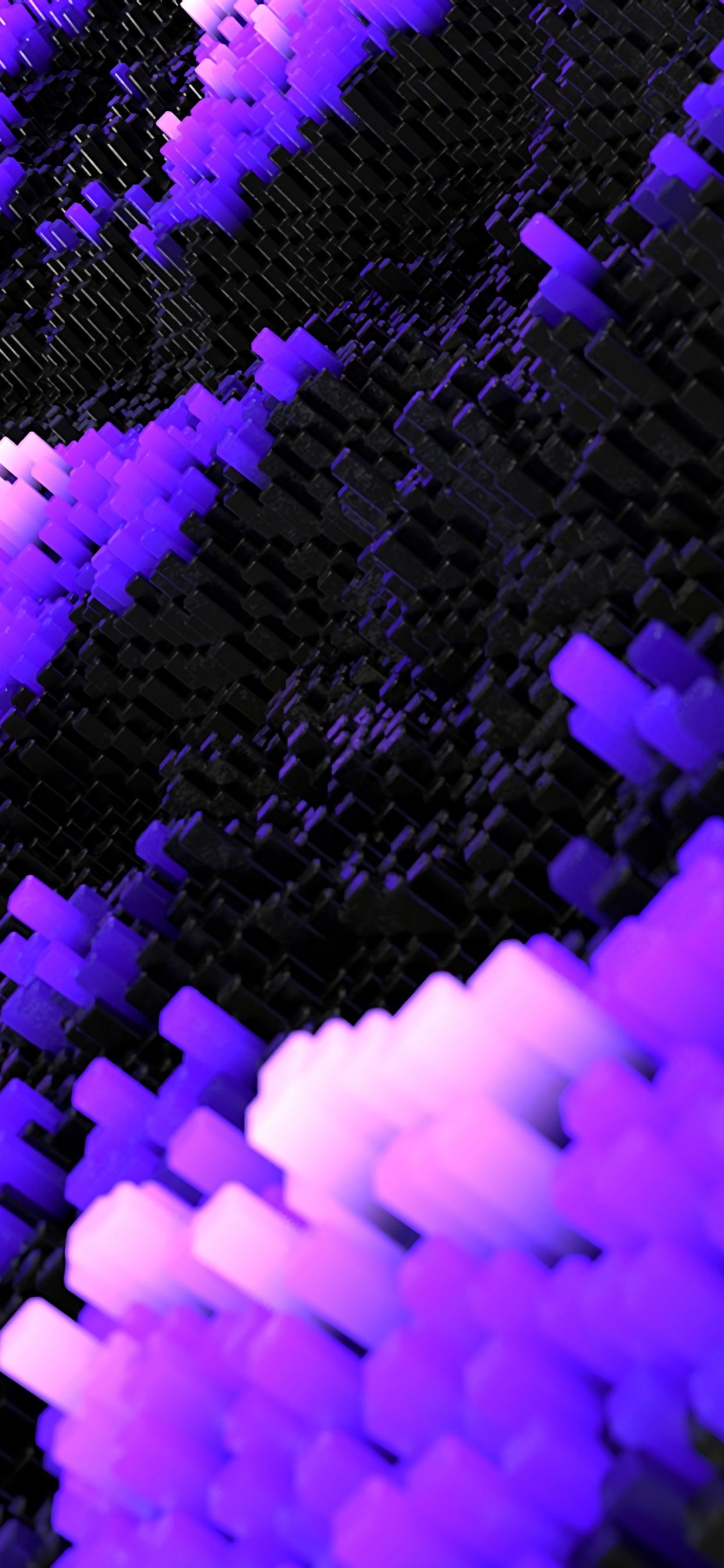 Textil de Punto Morado y Negro. Wallpaper in 1242x2688 Resolution