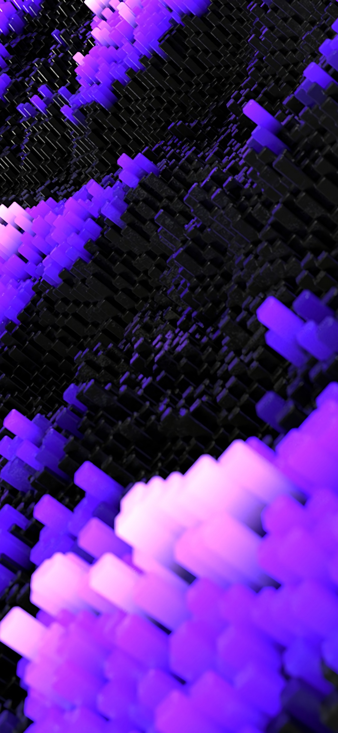 紫罗兰色, 紫色的, 淡紫色的, 电蓝色的, 空间 壁纸 1125x2436 允许