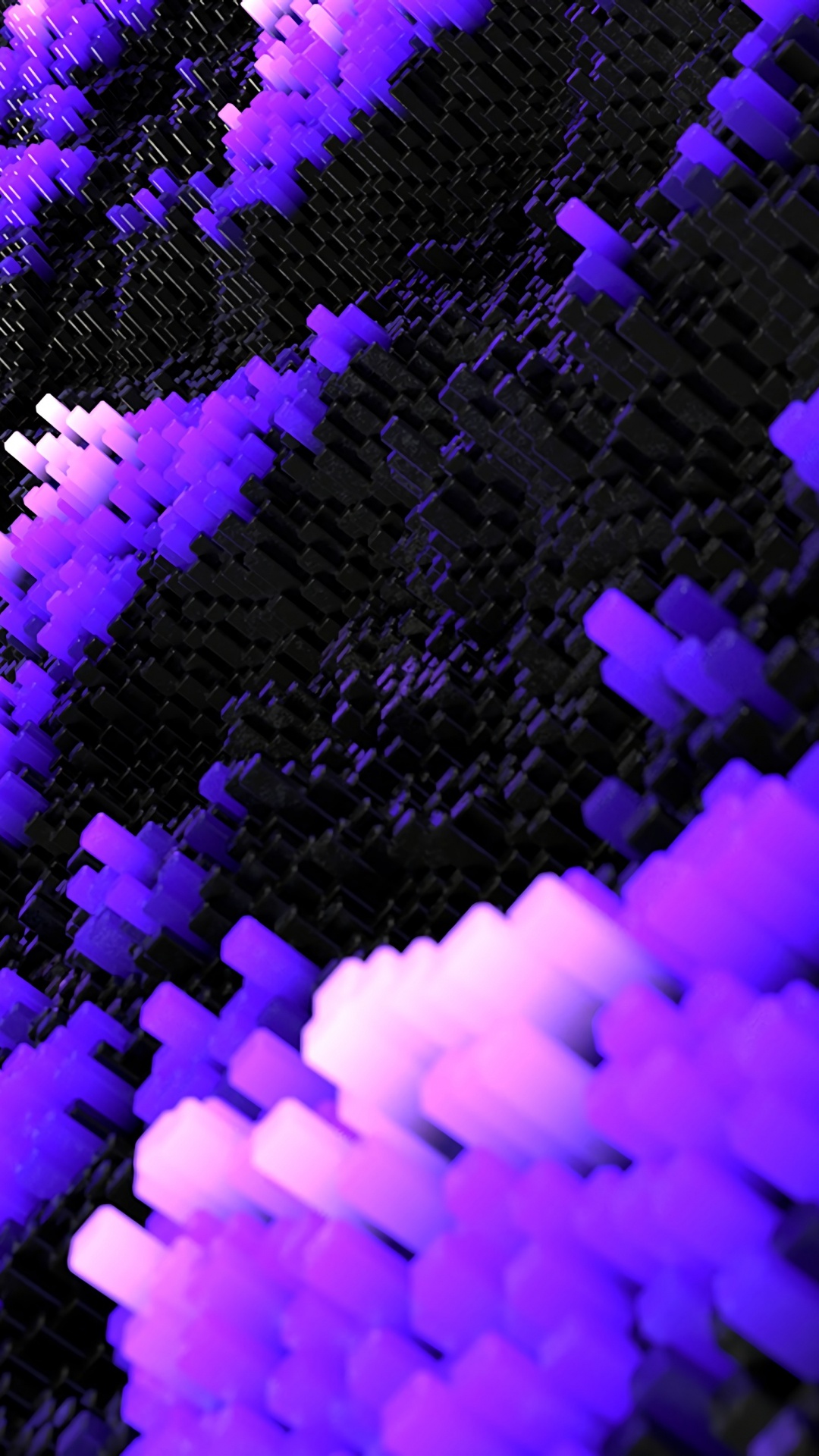 Lila Und Schwarzes Strickgewebe. Wallpaper in 1080x1920 Resolution